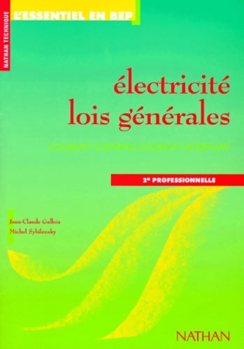 Electricité Seconde professionnelle 1996. Fichier de l'élève - Collectif - Livre