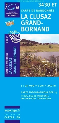 Livrenpoche : 3430ET LA CLUSAZ/GRAND-BORNAND - Collectif - Livre
