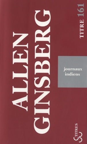 Livrenpoche : Journaux indiens - Allen Ginsberg - Livre