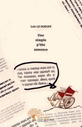 Livrenpoche : Une simple p'tite annonce - Loïc Le Doeuff - Livre