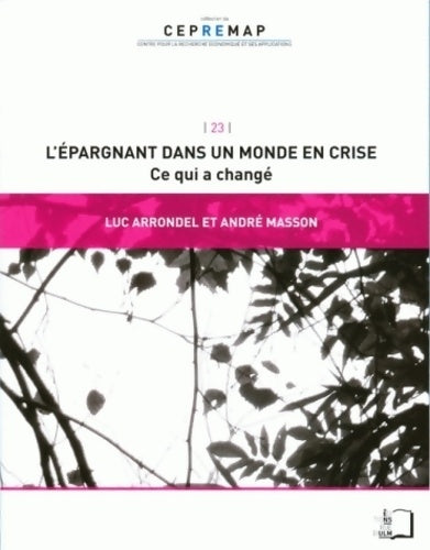 Livrenpoche : L'épargnant dans un monde en crise : Ce qui a changé - Luc Arrondel - Livre