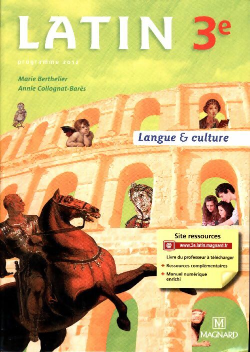 Livrenpoche : Latin 3e programme 2012 - Collectif - Livre