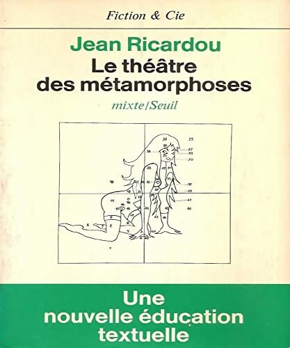 Livrenpoche : Le Théâtre des métamorphoses - Jean Ricardou - Livre