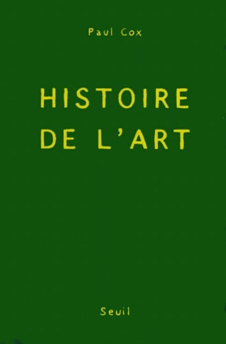 Livrenpoche : Histoire de l'art - Paul Cox - Livre