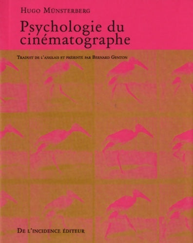 Livrenpoche : Psychologie du cinématographe - Hugo Munsterberg - Livre