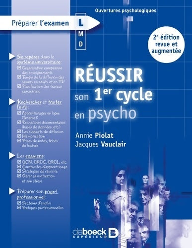 Livrenpoche : Réussir son 1er cycle en psycho - Annie Piolat - Livre