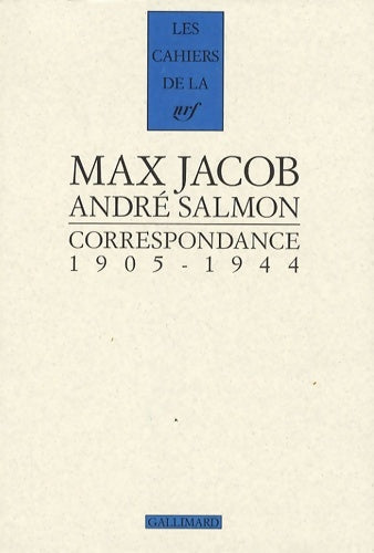 Livrenpoche : Correspondance : (1905-1944) - Max Jacob - Livre