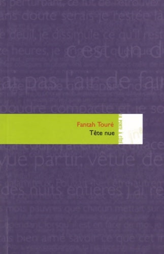 Livrenpoche : Tête nue - Fantah Touré - Livre