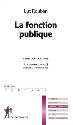 Livrenpoche : La fonction publique - Luc Rouban - Livre