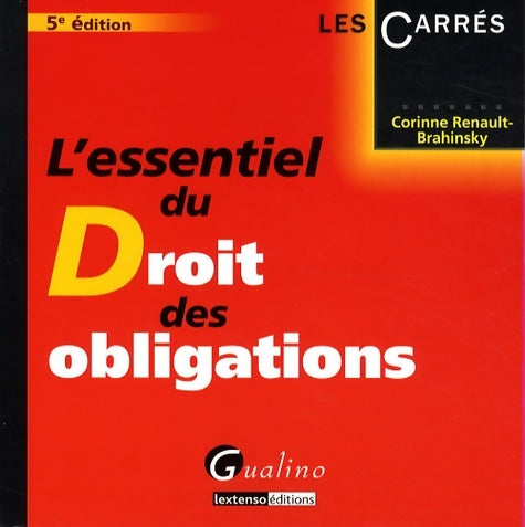 Livrenpoche : L'essentiel du droit des obligations - Corinne Renault-Brahinsky - Livre