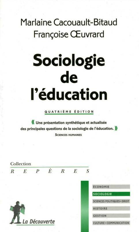 Livrenpoche : Sociologie de l'éducation - Marlaine Cacouault-Bitaud - Livre