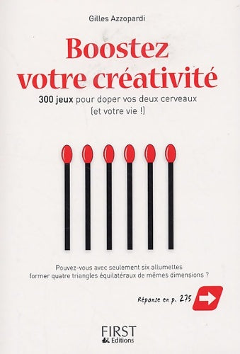 Livrenpoche : BOOSTEZ VOTRE CREATIVITE - Gilles Azzopardi - Livre