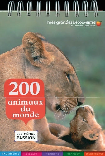 Livrenpoche : 200 animaux du monde - Béatrice Fontanel - Livre