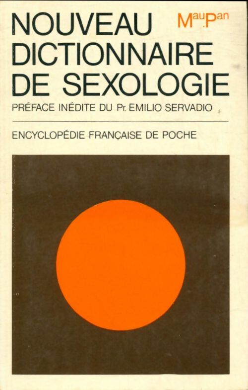 Livrenpoche : Nouveau dictionnaire de sexologie Mau-Pan - Collectif - Livre