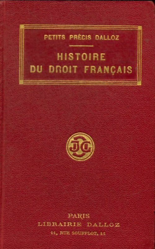 Livrenpoche : Histoire du droit français - Amédée Bonde - Livre