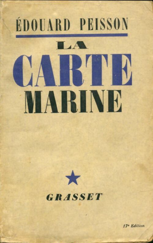 Livrenpoche : La carte marine - Edouard Peisson - Livre