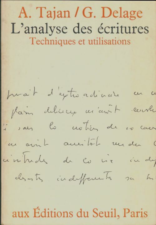 Livrenpoche : L'analyse des écritures - Alfred Tajan - Livre