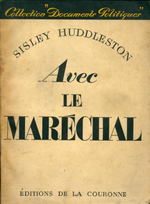 Livrenpoche : Avec le maréchal - Sisley Huddleston - Livre