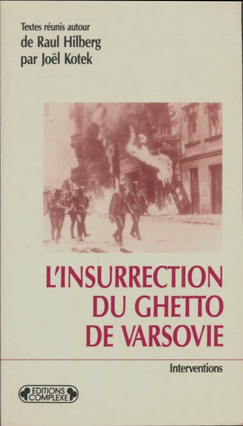Livrenpoche : Insurrection du ghetto de Varsovie - P. Monnier - Livre