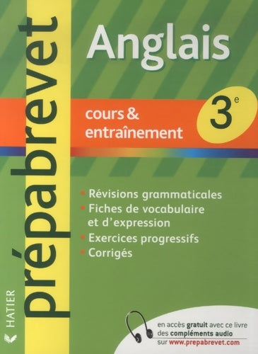 Livrenpoche : Prépabrevet cours & entraînement anglais 3e - Claude Vollaire - Livre