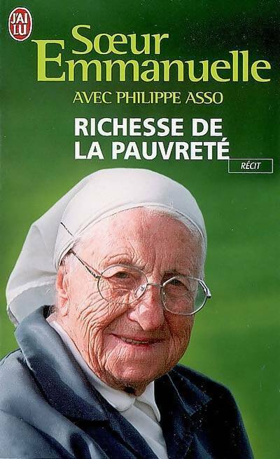 Livrenpoche : Richesse de la pauvreté - Soeur Emmanuelle - Livre