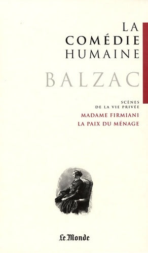 Livrenpoche : Madame de firmiani ; la paix du ménage : Scènes de la vie privée - Honoré De Balzac - Livre