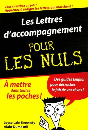 Livrenpoche : Les lettres d'accompagnement pour les nuls - Alain Dumesnil - Livre