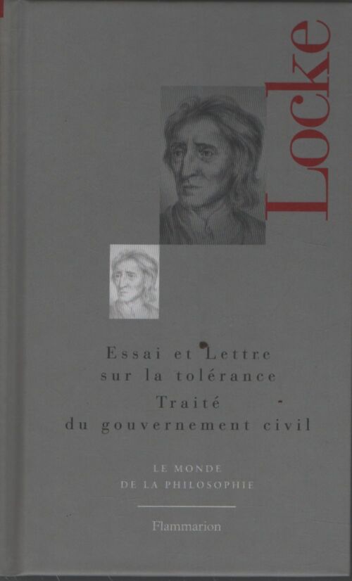 Traite du gouvernement civil-lettre sur la tolerance - Locke John - Livre