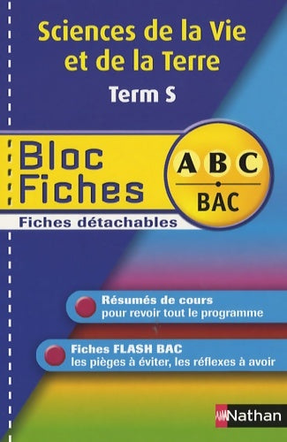 Livrenpoche : Bloc fiches abc SVT term s - Christophe Durand - Livre