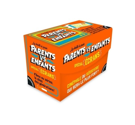 Livrenpoche : Boîte Parents vs Enfants Spécial écrans - Collectif - Livre