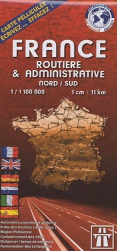 Livrenpoche : France routière & administrative : 1/1 100 000 routière et administrative - Collectif - Livre