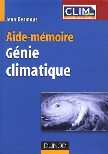 Livrenpoche : Génie climatique - Jean Desmons - Livre