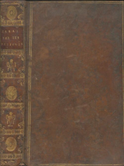 Livrenpoche : Essai sur les préjugés Tome I - Dumarsais - Livre