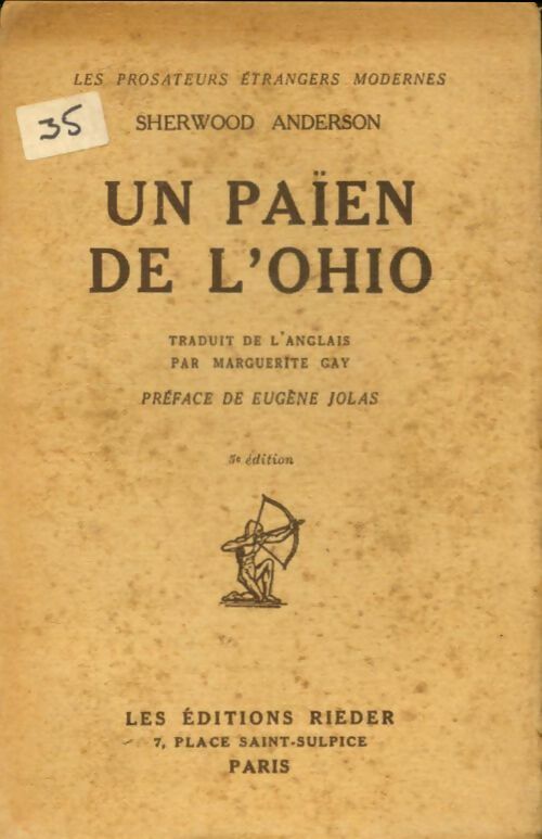 Livrenpoche : Un paien de l'Ohio - Sherwood Anderson - Livre