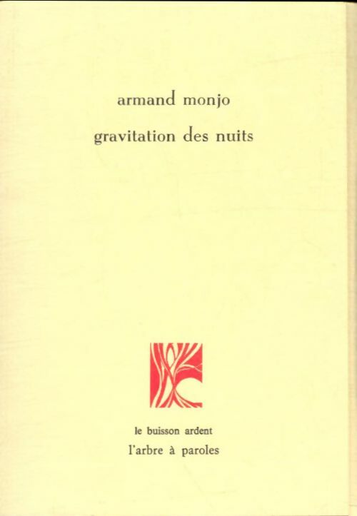 Livrenpoche : Gravitation des nuits - Armand Monjo - Livre