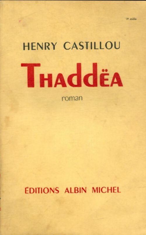 Livrenpoche : Thaddëa - Henry Castillou - Livre