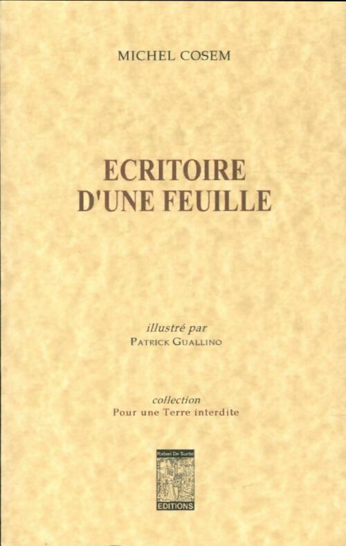 Livrenpoche : Écritoire d'une feuille - Michel Cosem - Livre
