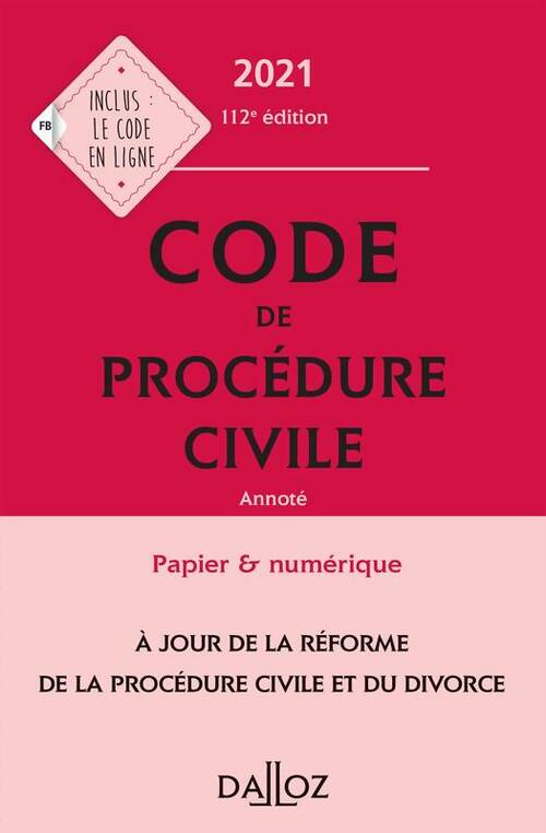 Livrenpoche : Code de procédure civile annoté - Pierre Callé - Livre