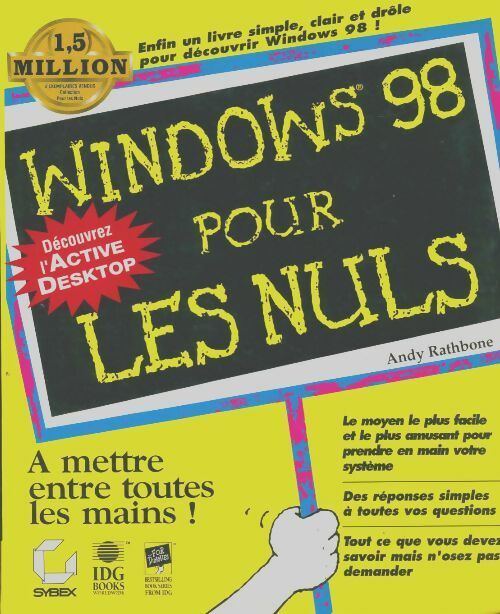 Livrenpoche : Windows 98 pour les nuls - Andy Rathbone - Livre