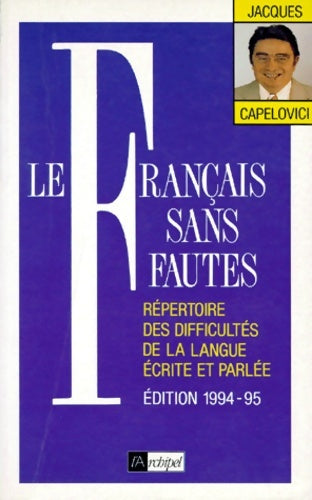 Livrenpoche : Le français sans fautes - Jacques Capelovici - Livre