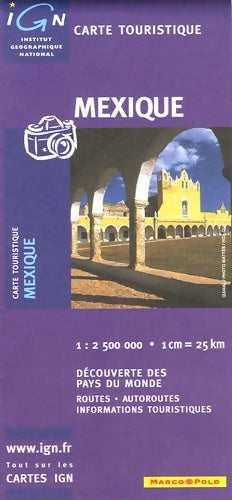 Mexique - Collectif -  Carte touristique - Livre