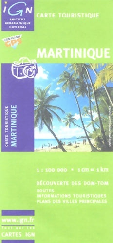Martinique 1/100 000 - Collectif -  Carte touristique - Livre
