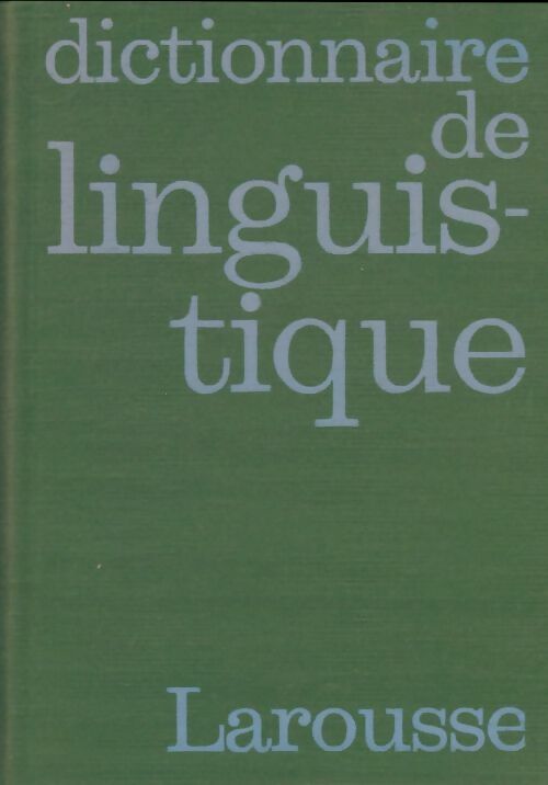 Livrenpoche : Dictionnaire de linguistique - Collectif - Livre
