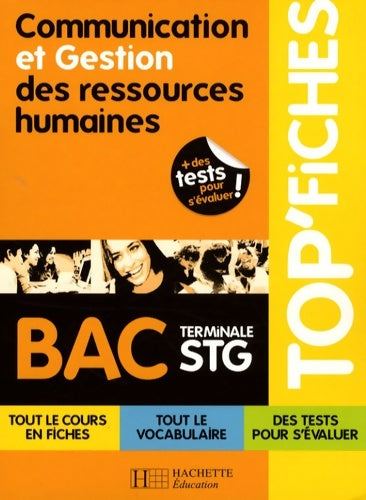 Livrenpoche : Communication et Gestion des ressources humaines Terminale STG - Carine Courtès-Lapeyrat - Livre