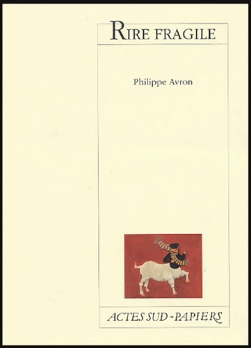 Livrenpoche : Rire Fragile - Philippe Avron - Livre