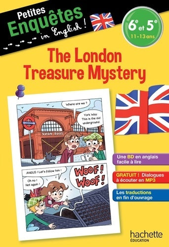 Livrenpoche : Anglais 6e-5e The London Treasure Mystery - Cahier de vacances - Joanna Le May - Livre