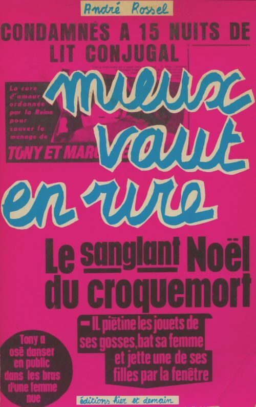 Livrenpoche : Mieux vaut en rire - André Rossel - Livre