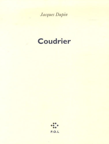 Livrenpoche : Coudrier - Jacques Dupin - Livre