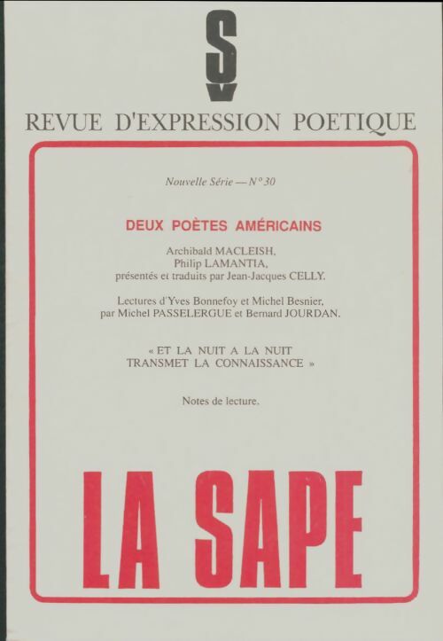 Livrenpoche : La sape n°30 - Collectif - Livre