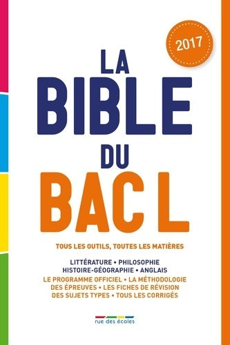 Livrenpoche : La bible du bac L 2017 - Collectif - Livre